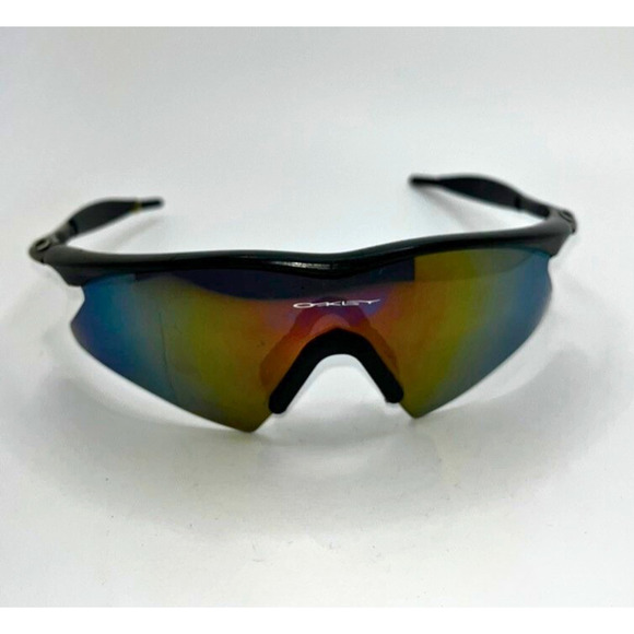 Oakley M Frame Sunglasses Fire Iridium Lens + Hard Case Vintage Performance USA - Picture 4 of 12